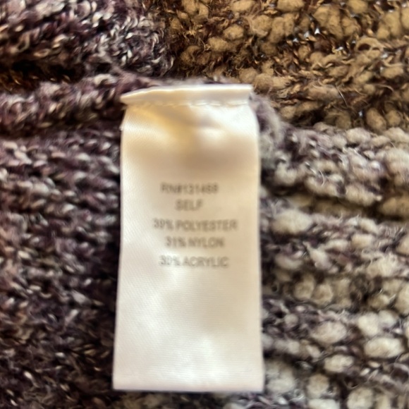 Fate Purple Colorblock Sweater Sz S. - Picture 5 of 5